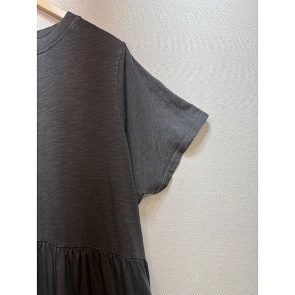 Old Navy Women's Tiered Swing Dress Short Sleeve Stretch Size XXL Gray - Picture 6 of 11